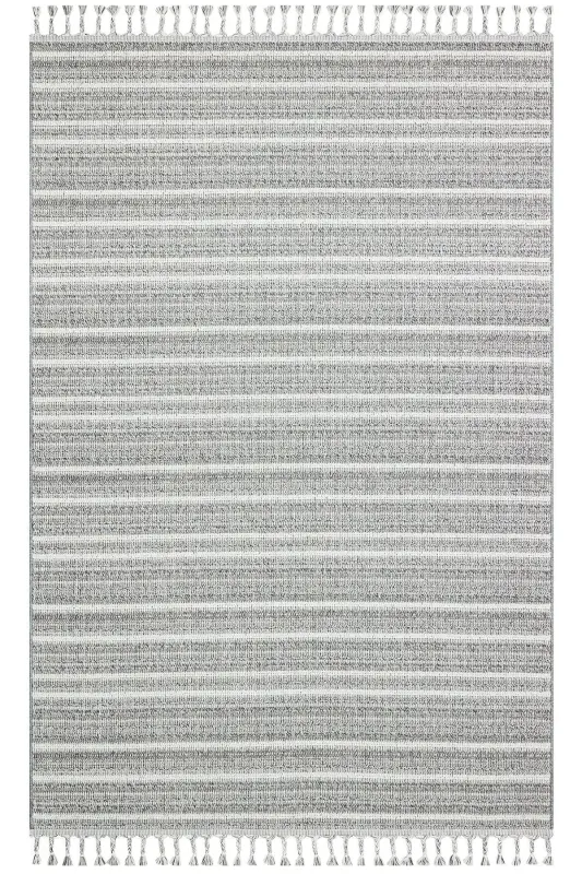 Elit 21 Ivory Gri Bukle Salon Halısı Etnik Mutfak Halısı Dokuma Yolluk Koridor Halısı (Son)-Gri 8 - COOL HALI