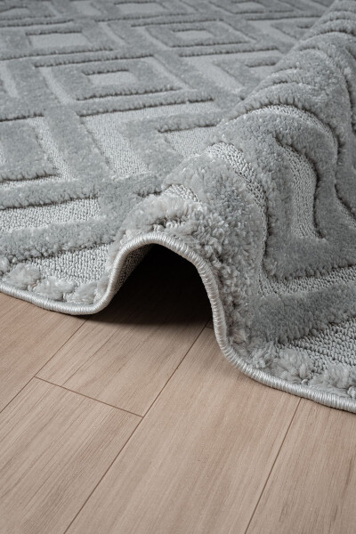 Elit Curly Soft Plush Fur Shaggy Kids Room Living Room Hall Kitchen Rug - 3