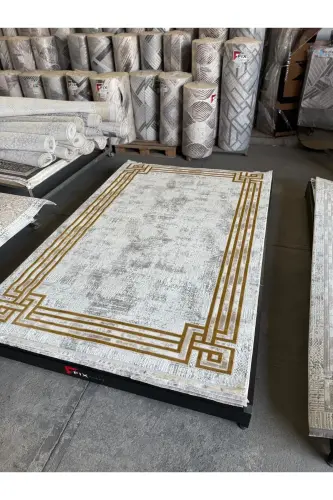 Elit Dokulu Yumuşak Oturma Odası Salon Çocuk Odası Mutfak Halısı-15 