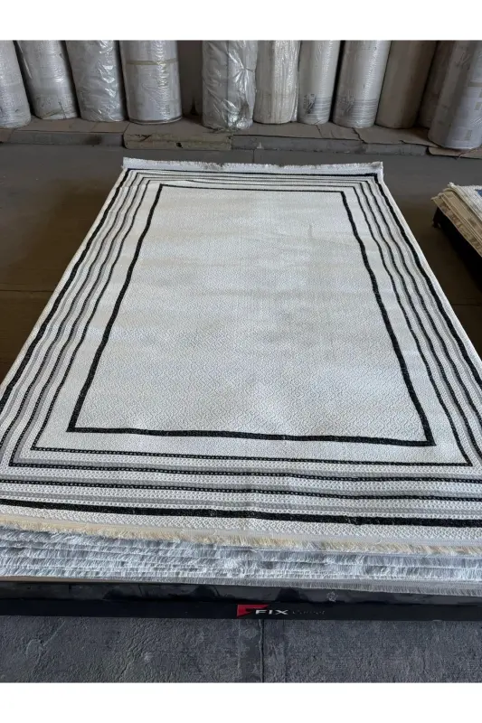 Elit Dokulu Yumuşak Oturma Odası Salon Çocuk Odası Mutfak Halısı-17 - SARAR