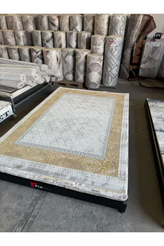 Elit Dokulu Yumuşak Oturma Odası Salon Çocuk Odası Mutfak Halısı-20 