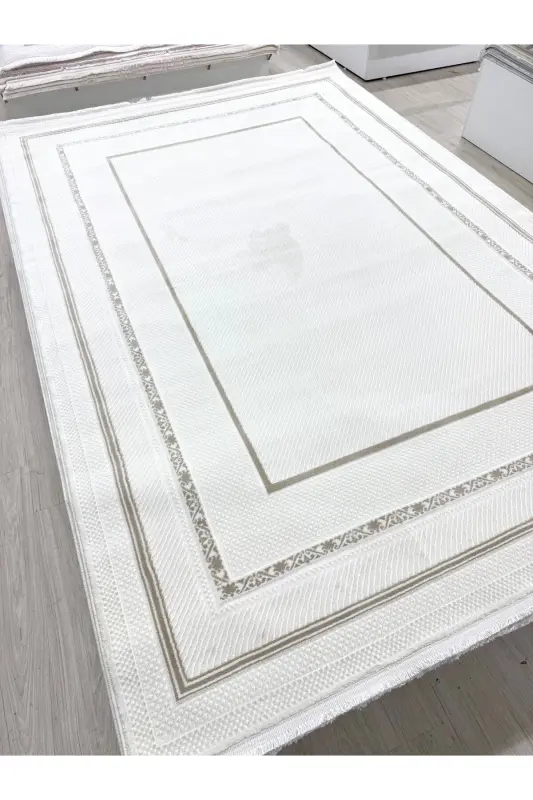 Elit Dokulu Yumuşak Oturma Odası Salon Çocuk Odası Mutfak Halısı-7 - 1