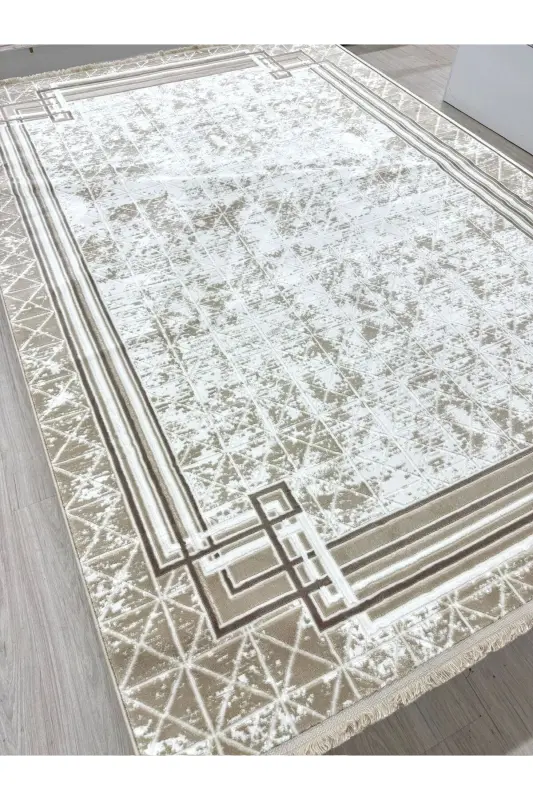 Elit Dokulu Yumuşak Oturma Odası Salon Çocuk Odası Mutfak Halısı-9 - SARAR