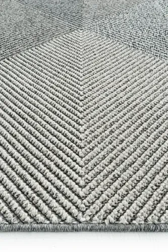 Elite 08 Grey Salon Carpet Boucle Scandinavian Rug Runner Ethnic Kitchen Carpet Hallway Rug-Grey 10 - 7