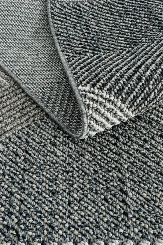 Elite 08 Grey Salon Carpet Boucle Scandinavian Rug Runner Ethnic Kitchen Carpet Hallway Rug-Grey 10 - 8