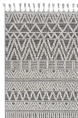Elite 14 Grey Living Room Carpet Boucle Scandinavian Rug Runner Ethnic Kitchen Rug Decorative Hallway Carpet-Grey 7 - 3