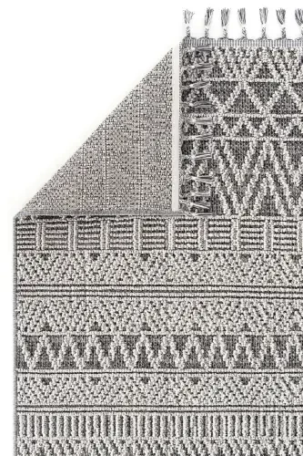 Elite 14 Grey Living Room Carpet Boucle Scandinavian Rug Runner Ethnic Kitchen Rug Decorative Hallway Carpet-Grey 7 - 4