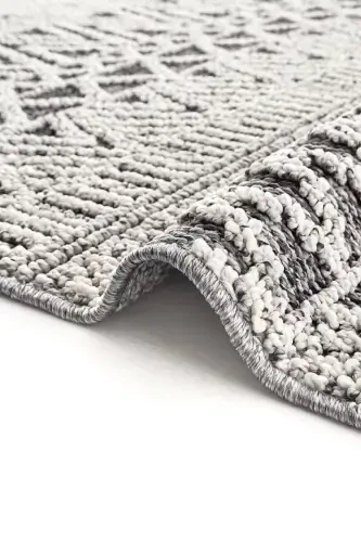 Elite 14 Grey Living Room Carpet Boucle Scandinavian Rug Runner Ethnic Kitchen Rug Decorative Hallway Carpet-Grey 7 - 5