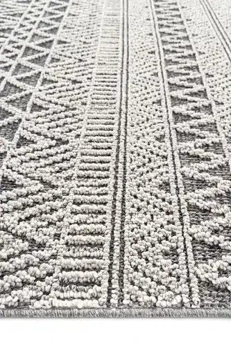 Elite 14 Grey Living Room Carpet Boucle Scandinavian Rug Runner Ethnic Kitchen Rug Decorative Hallway Carpet-Grey 7 - 6