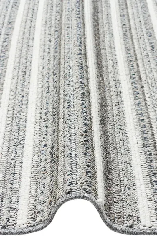 Elite 21 Ivory Gray Boucle Rug Ethnic Kitchen Rug Woven Runner Decorative Hallway Rug Sss-Gray 8 - 5