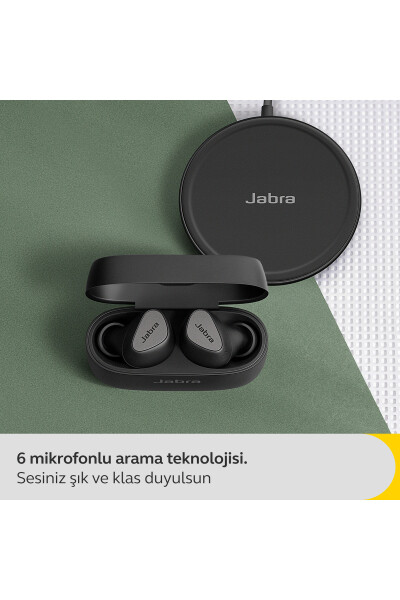 Elite 5 Wireless In-Ear Headphones and Wireless Charging Case ANC Connect 5T - Titanium Black - 2