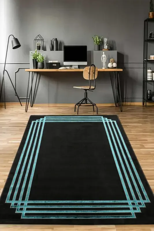 Elite G6732 Green Woven Base Rug-G6732Green - 1