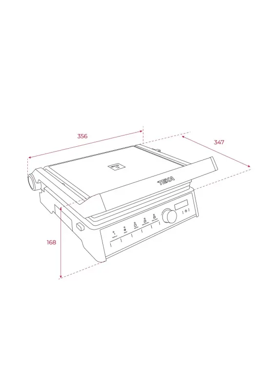 Elıte Grıll Bk-ss - 5+1 Izgara Fonksiyonlu Tost Makinesi - 2000 W - 111510000 - Inox/Siyah Cam - 8