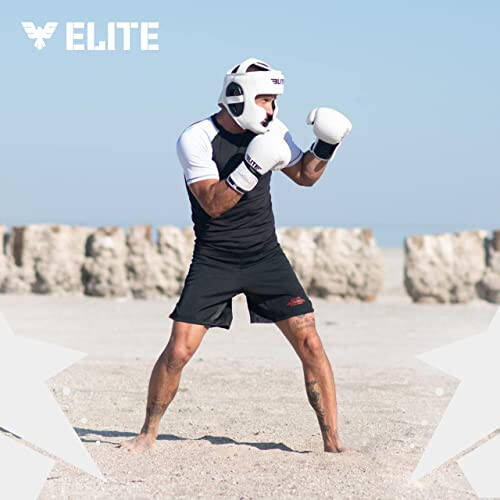 Elite Spor En İyi Boks Başlığı, MMA, Kickboks Antrenörleri, Muay Thai ve Yetişkin Erkekler İçin Boks Antrenmanı Sparring Güvenlik Baş Koruyucu - 16