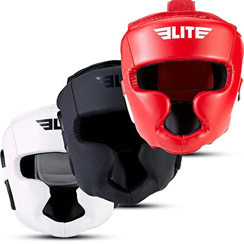 Elite Sports Best Boxing Headgear, Training Sparring Safety Head Guard for MMA, Kickboxing Trainees, Muay Thai, and Boxing for Adult Men - 5