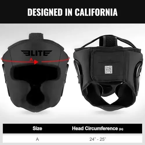 Elite Sports Best Boxing Headgear, Training Sparring Safety Head Guard for MMA, Kickboxing Trainees, Muay Thai, and Boxing for Adult Men - 5