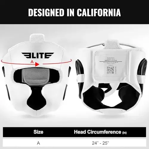 Elite Sports Best Boxing Headgear, Training Sparring Safety Head Guard for MMA, Kickboxing Trainees, Muay Thai, and Boxing for Adult Men - 2