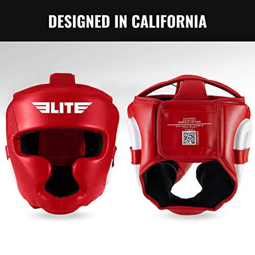 Elite Sports Best Boxing Headgear, Training Sparring Safety Head Guard for MMA, Kickboxing Trainees, Muay Thai, and Boxing for Adult Men - 12