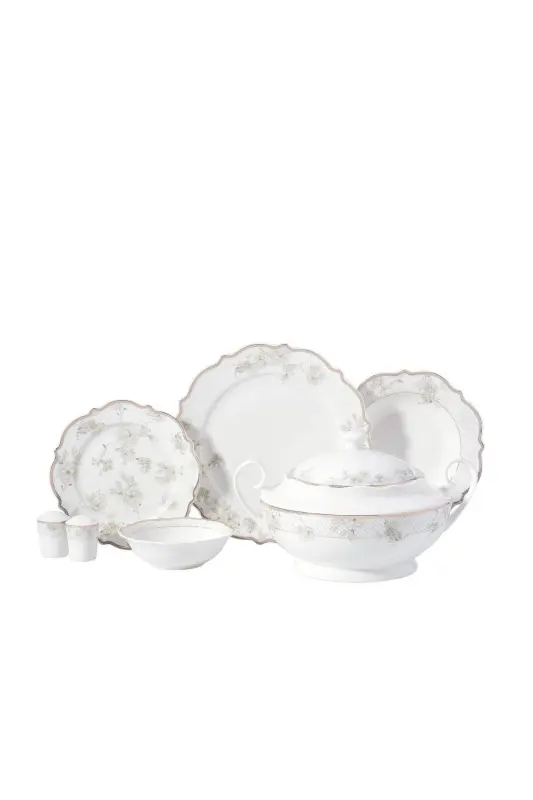 Eliza Collection 60 Piece Dinner Set - KORKMAZ