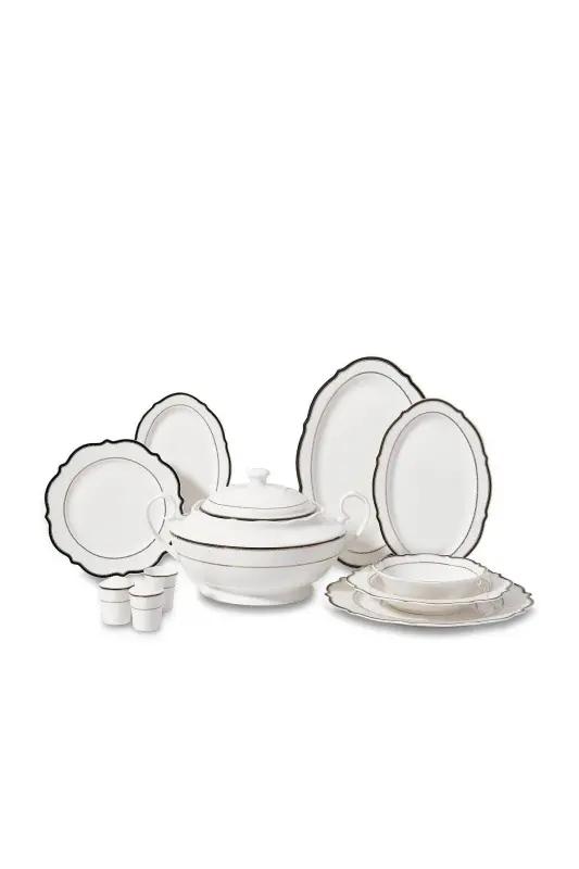 Eliza Collection 60 Piece Round Dinner Set A8240 - KORKMAZ