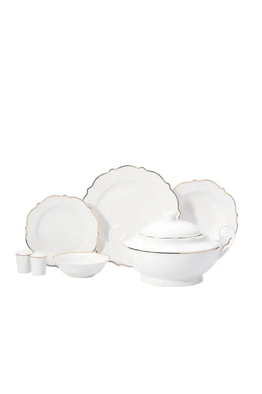 Eliza Collection 60 Parça Gold Yemek Takımı A8249 - KORKMAZ
