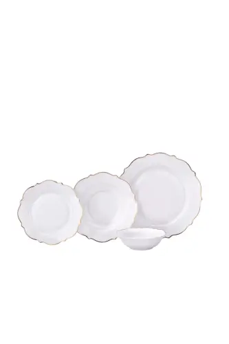 Eliza Collection 60 Parça Gold Yemek Takımı A8249 - KORKMAZ (1)