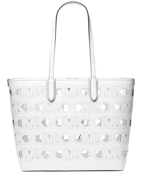 Eliza Large East West Open Tote Optic White - 1