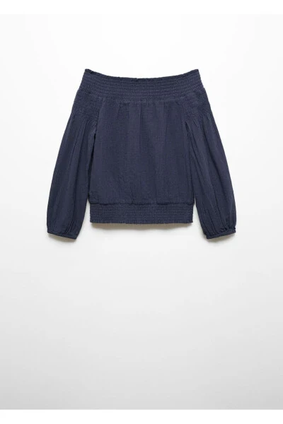 Elkalar ochiq bluzka - MANGO TEEN (1)