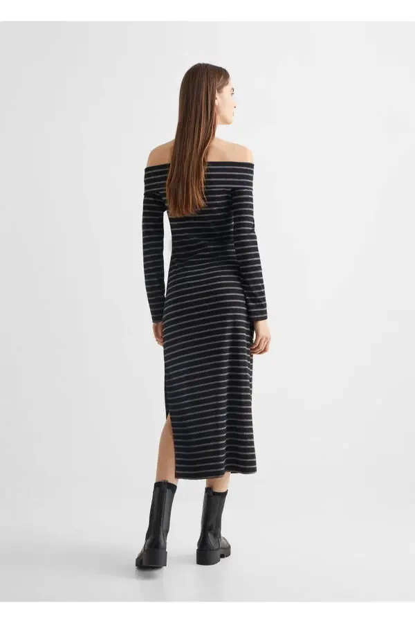 Elkalari ochiq midi libos - 4