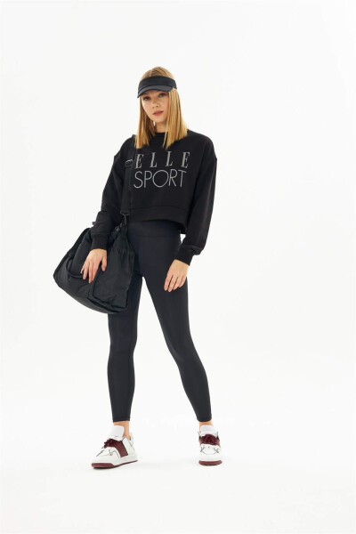 ELLE Sport Reflektor Ayollarga Mo'ljallangan Crop Sweatshirt - 1