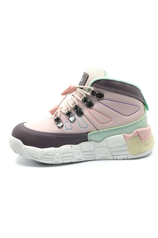 Ellen Phylon Kauçuk Taban Ortopedik Işıklı Çocuk Bot PUDRA-PUDRA - 4