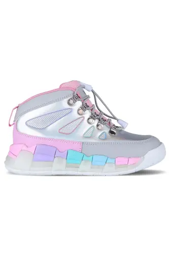 Ellen Phylon Rubber Sole Orthopedic Light-Up Kids Boots - 3