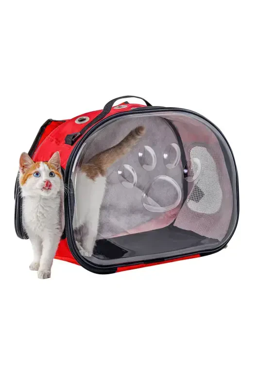 Ellipse Cat Carrier Blue-Red - 4