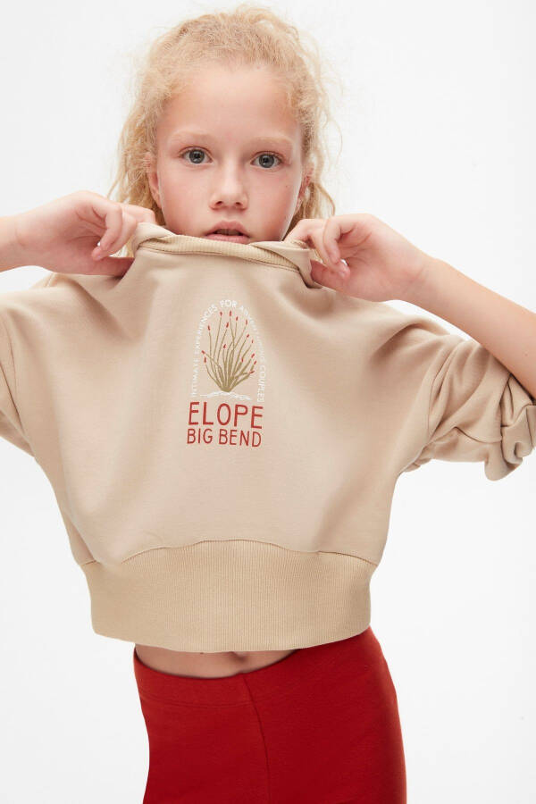 Elope Kız Çocuk Kapüşonlu Sweatshirt - 7