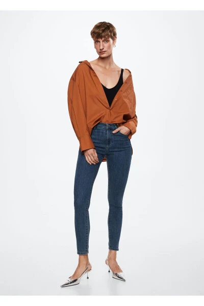 Elsa Mid Waist Skinny Jean - 1