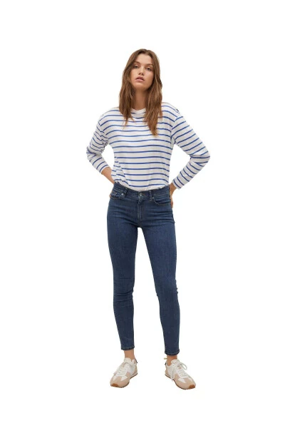 Elsa Mid Waist Skinny Jean - 10