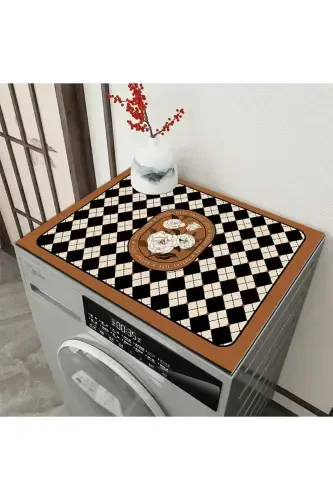 Else Clothes Dryer Cover Protection Mat Waterproof Non-slip Washable-PATTERN - 1