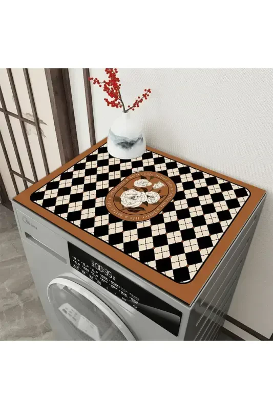 Else Clothes Dryer Cover Protection Mat Waterproof Non-slip Washable-PATTERN - 1