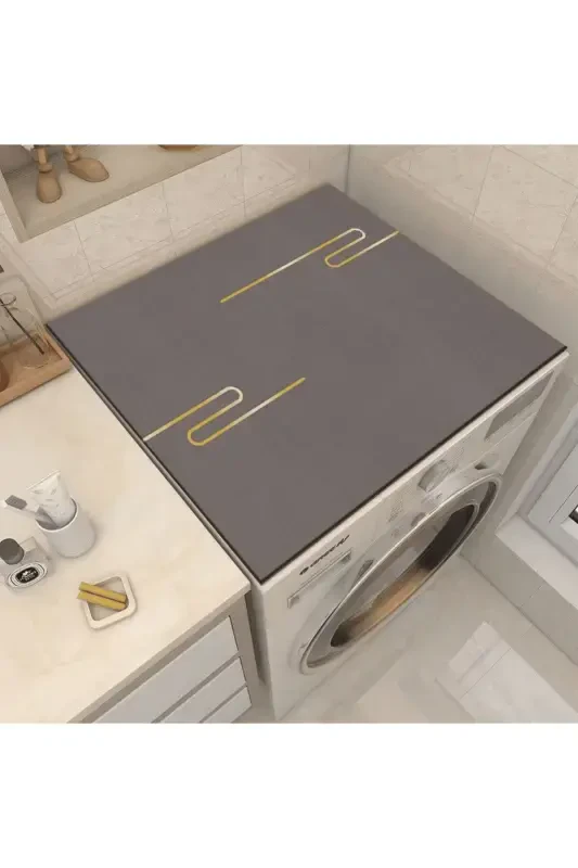 Else Clothes Dryer Washing Machine Cover Protection Mat Waterproof Non-slip Washable-PATTERN - 2