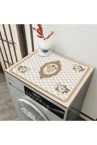 Else Clothes Dryer Washing Machine Cover Protection Mat Waterproof Non-slip Washable-PATTERN - 1