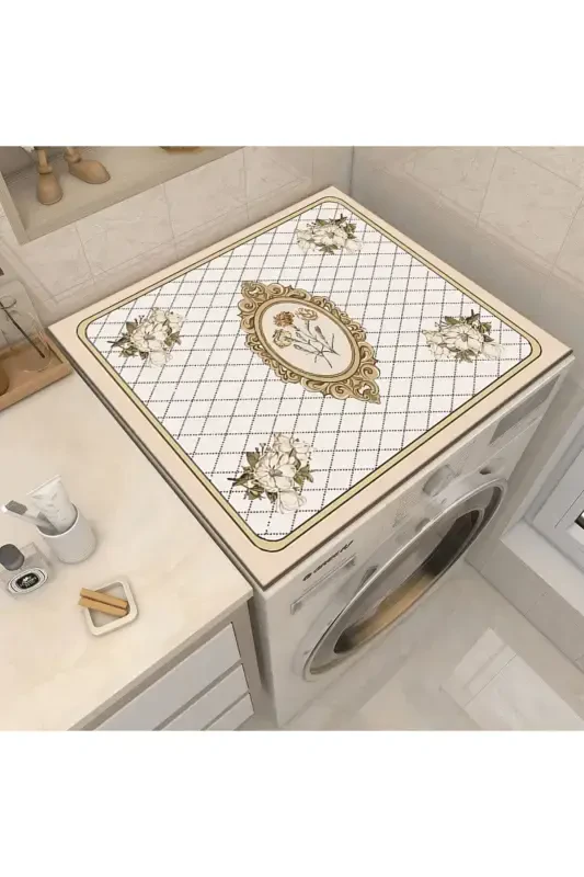 Else Clothes Dryer Washing Machine Cover Protection Mat Waterproof Non-slip Washable-PATTERN - 2