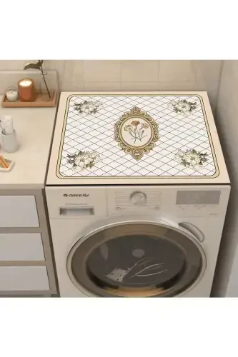 Else Clothes Dryer Washing Machine Cover Protection Mat Waterproof Non-slip Washable-PATTERN - 3