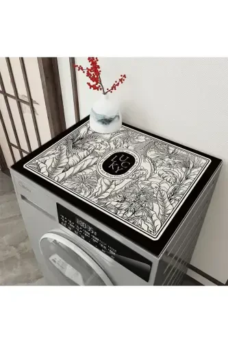 Else Drying Machine Cover Protective Mat Liquid-proof Non-slip Washable - 1