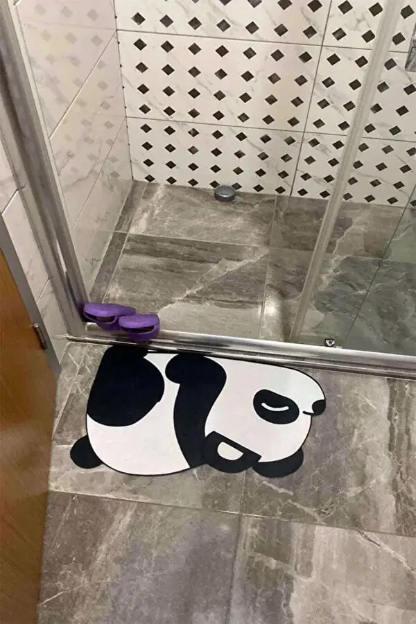 Else Panda впитывающий коврик для ванной комнаты, коврик для унитаза, одно целое, коврик для ванной с животными - 5