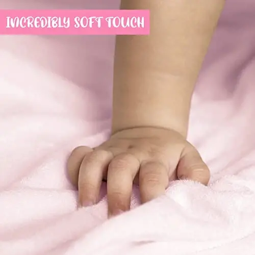 ELSVIN 2'li Kapüşonlu Bebek Havlusu Seti – Mavi – Lüks, Geniş ve Süper Emici – 35 x 35 İnç – Yumuşak ve Bebekler, Yeni Yürümeye Başlayan Çocuklar ve Çocuklar için Uygun – 400 GSM - 4