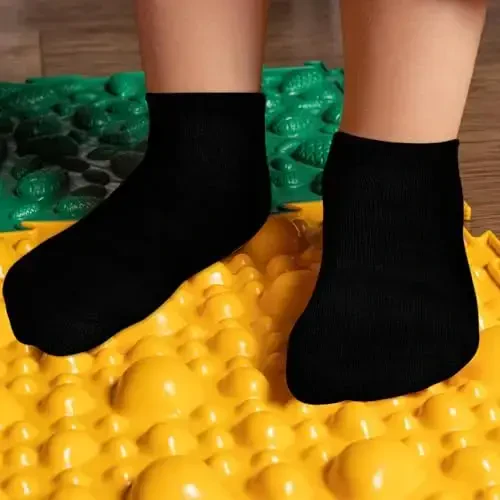 ELUTONG Non Slip Toddler Socks,Boy Socks with Grips 15 Pairs Anti Skid Kids Low Cut Socks for Baby Infant(0-7 Years) - 5