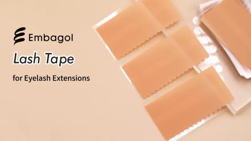 Embagol 320 Pcs Eyelash Extension Tape Lash Tape - Breathable Micropore Medical Tape for Sensitive Under Eye Use - 7