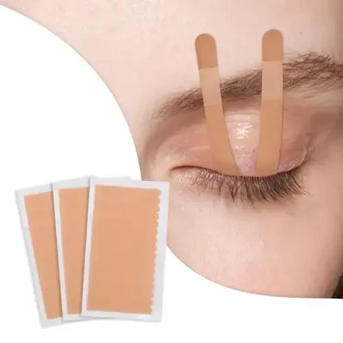 Embagol 320 Pcs Eyelash Extension Tape Kiprik uchun lentalar - Nafas oladigan mikropor tibbiy lenta sezgir ko'z osti uchun - EMBAGOL