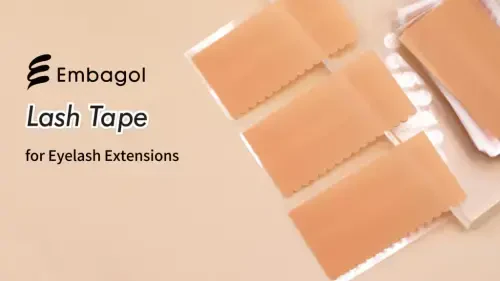 Embagol 320 Pcs Eyelash Extension Tape Lash Tape - Breathable Micropore Medical Tape for Sensitive Under Eye Use - 7
