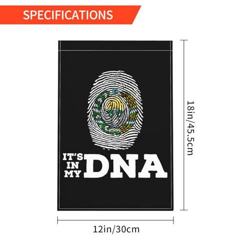 Emblem of Uzbekistan It's in My DNA Garden Flags For Outside 12x18 Inch Double Sided Garden Flag Home Lawn Decor Flag Holiday Seasonal Welcome Flags - 6